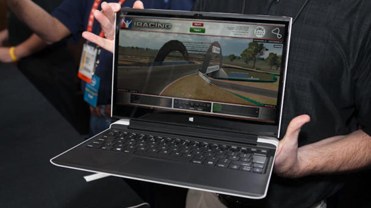 Intel's Haswell-based laptop 'concept' that was shown at CES 2013.