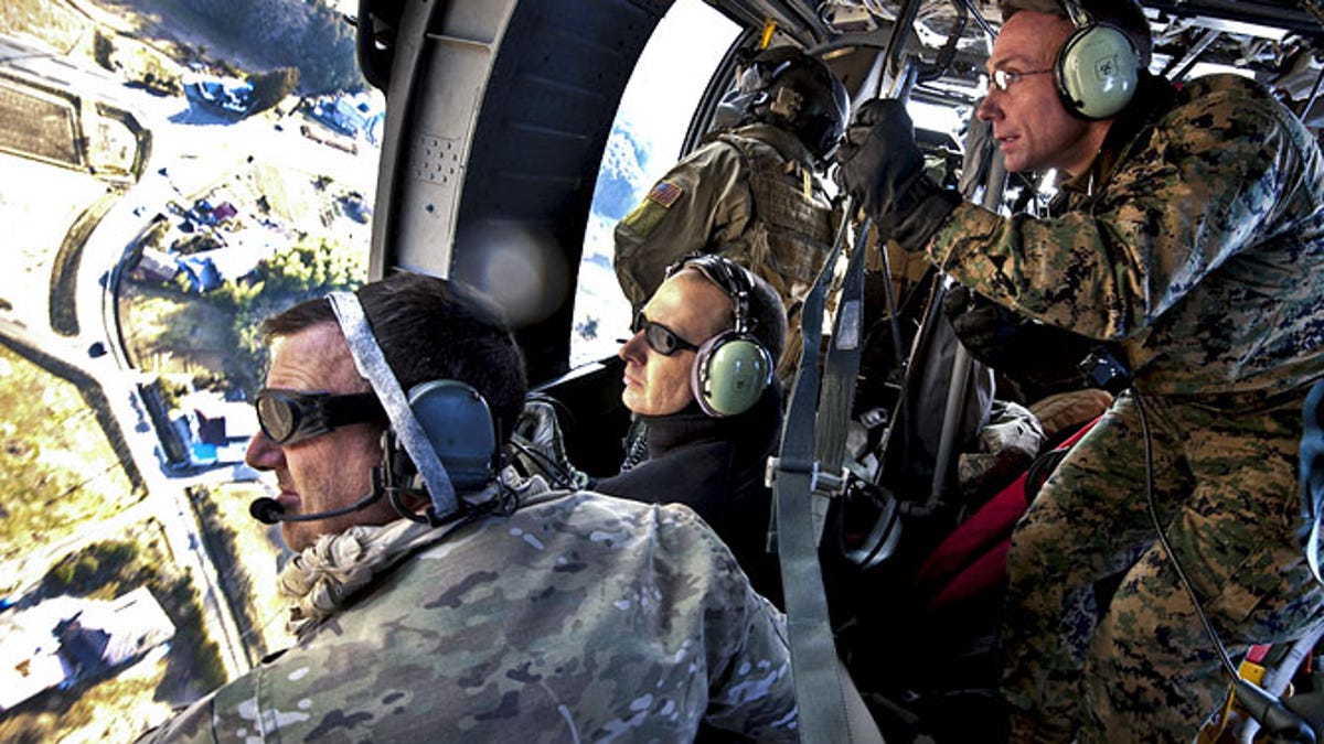 U.S. military search and rescue team