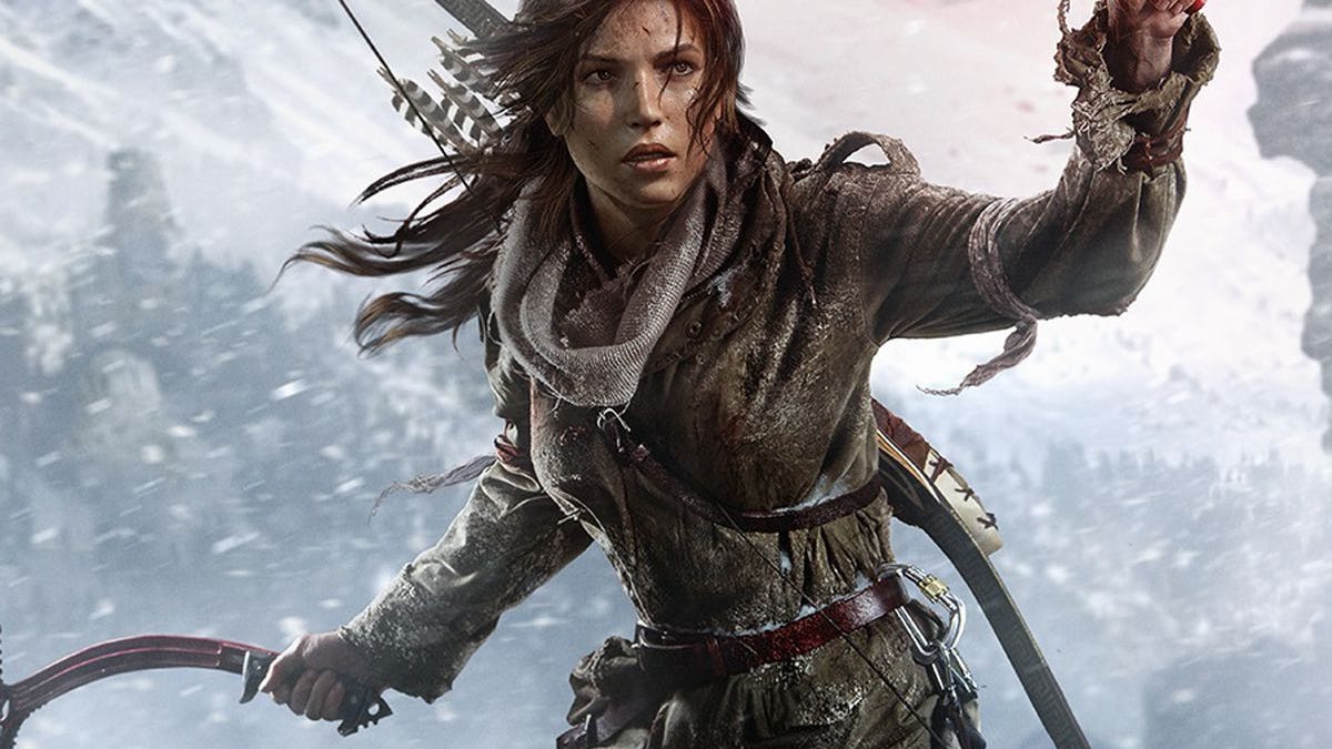 Lara Croft in Rise of the Tomb Raider.