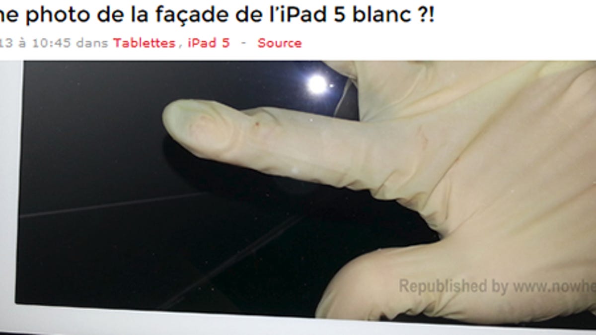 Is this a photo of the next iPad?